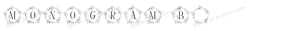 MONOGRAM B字体转换